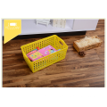 Eco-friendly wholesale storage sundries clear color basket plastic with handle